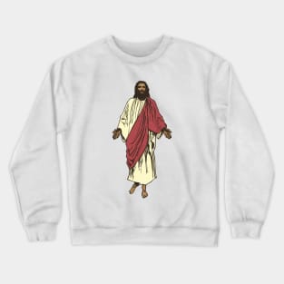 Retro Jesus Crewneck Sweatshirt